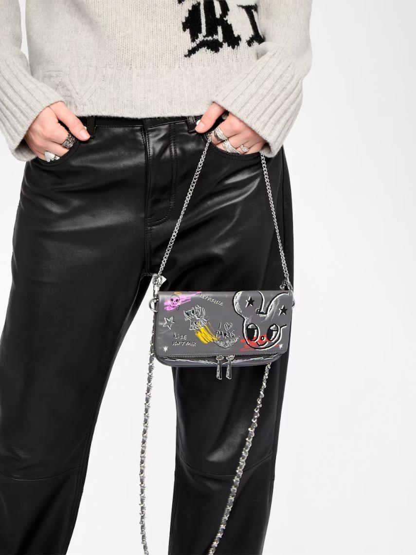 Zadig & Voltaire Rock Nano Humberto Clutch, Road.