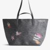 Zadig & Voltaire Z Shopper XL Monogram Tag Bag, Road.