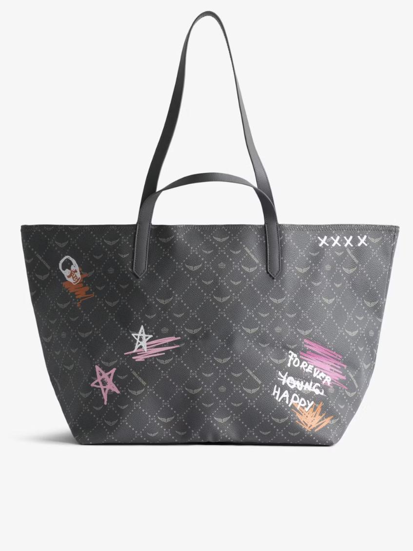 Zadig & Voltaire Z Shopper XL Monogram Tag Bag, Road.
