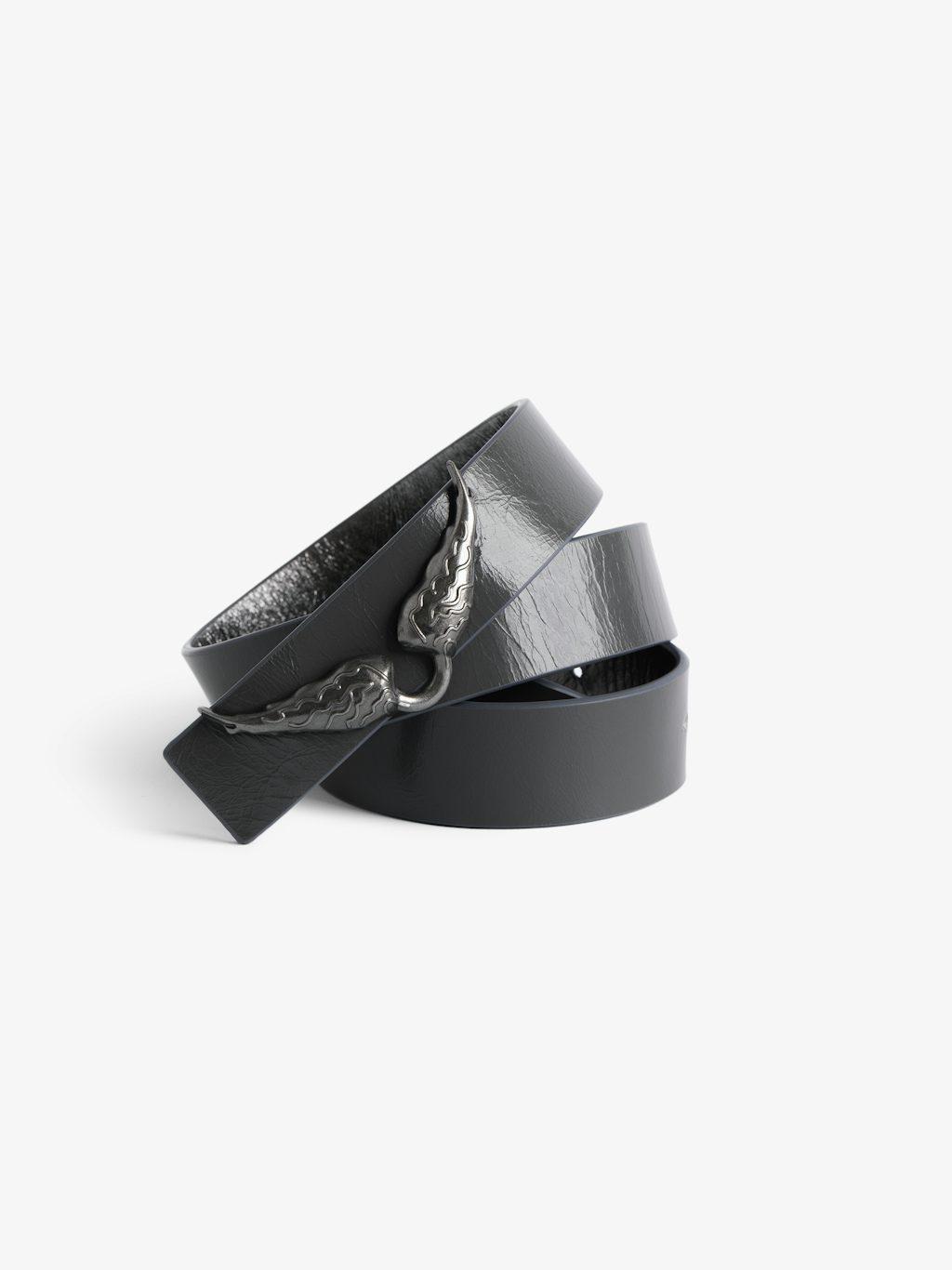 Zadig & Voltaire Belt Rock Reversible Vintage, Road.