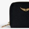 LWSG00004_NOIR_GOLD_ADDI_1_1 Zadig & Voltaire Mini ZV Wallet