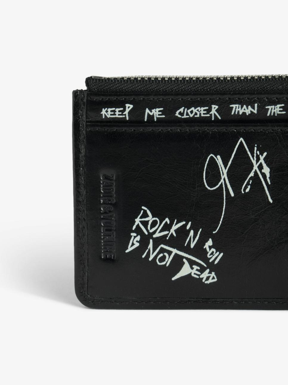 Zadig & Voltaire Sunny Card Holder, Black.