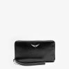 Zadig & Voltaire Compagnon Wallet, Black.