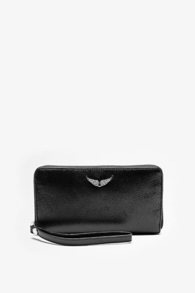Zadig & Voltaire Compagnon Wallet, Black.