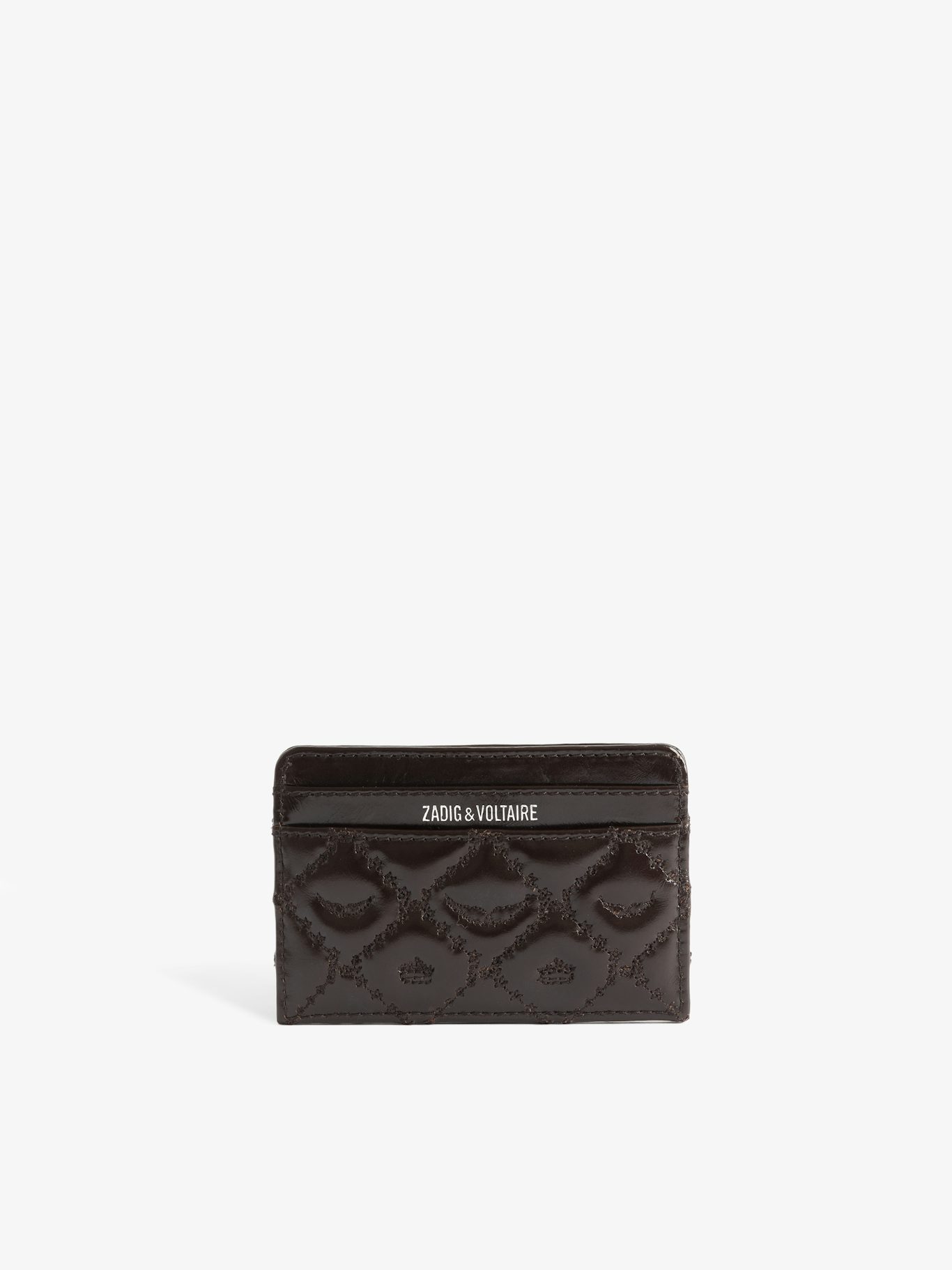Zadig & Voltaire ZV Pass Vintage Monogram Card Holder
