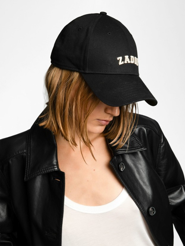 OWHT01158_BLACK (4) Zadig & Voltaire New Era x ZV Zadig Cap, Black