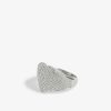 Zadig & Voltaire Heartbreaker Full Strass Ring, Shiny Silver.