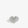 Zadig & Voltaire Heartbreaker Full Strass Ring, Shiny Silver.