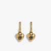 Zadig & Voltaire Heartbreaker Earrings, Shiny Gold