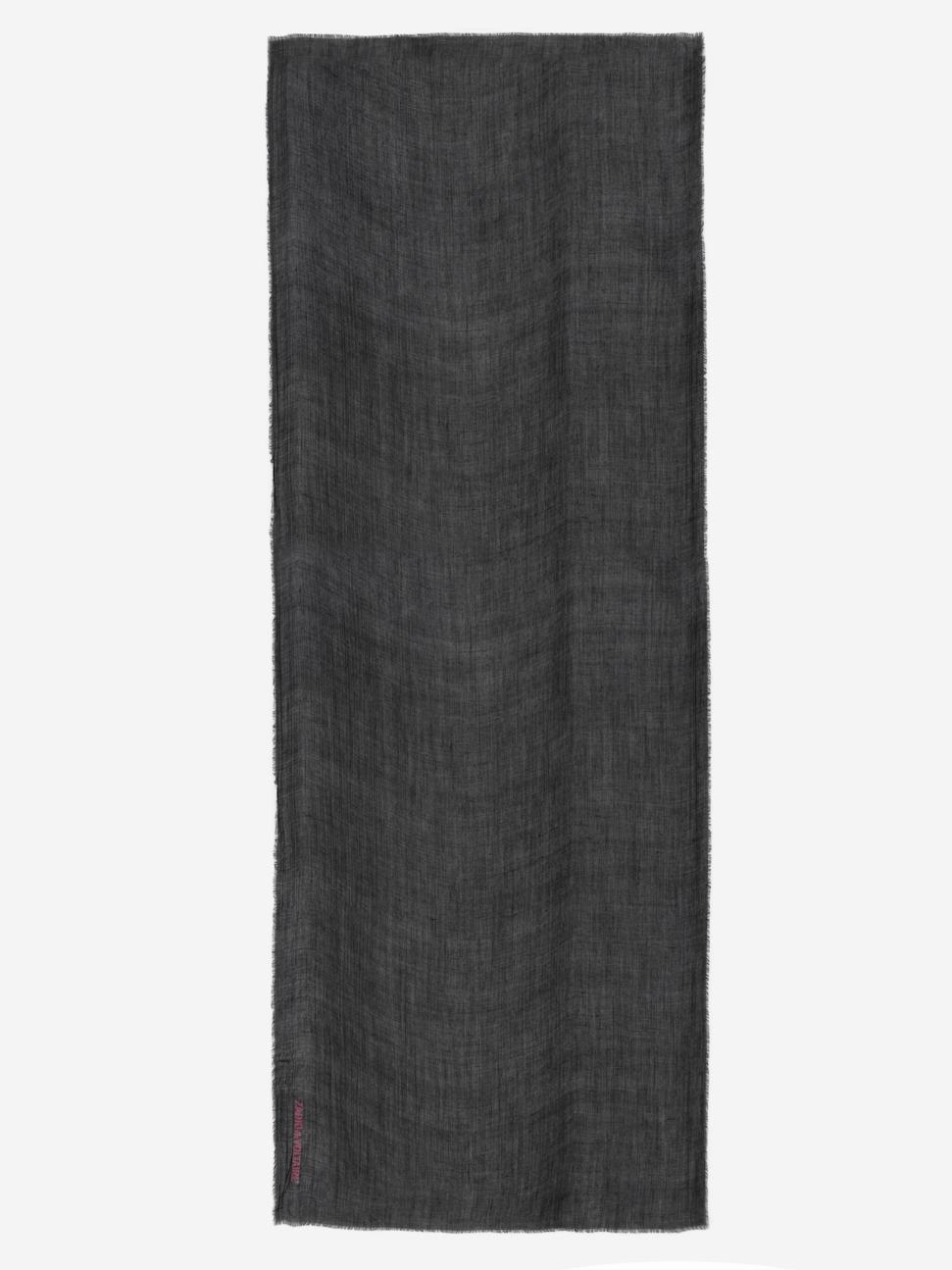 Zadig & Voltaire Nuage Scarf, Black.