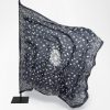 Zadig & Voltaire Blondie Bandana 130 Scarf, Black.