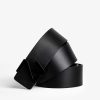 Zadig & Voltaire ZV Initiale La Belt, Black.