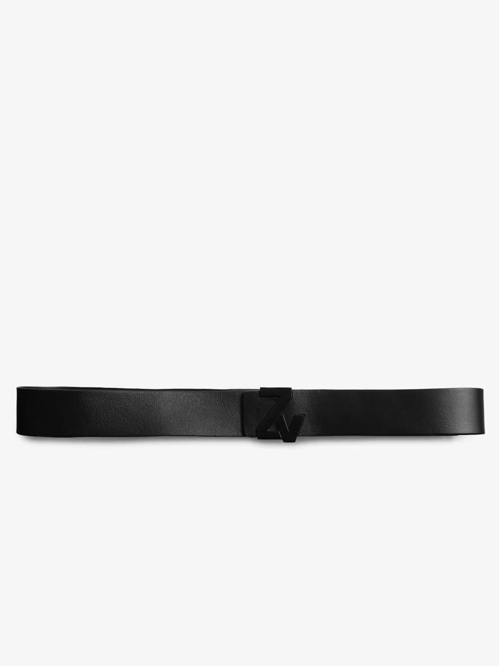 Zadig & Voltaire ZV Initiale La Belt, Black.