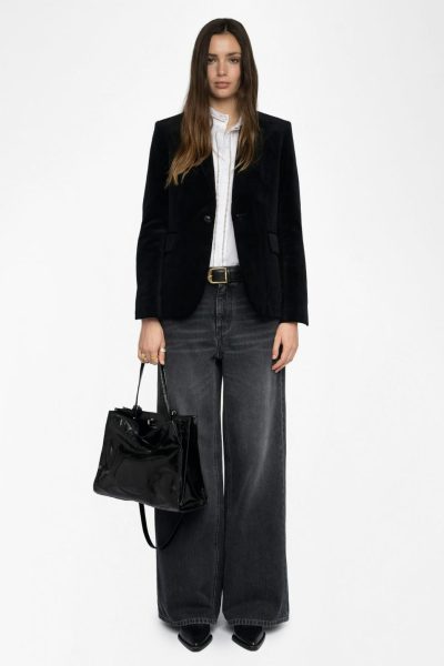 Zadig & Voltaire Vavy Velvet Blazer,