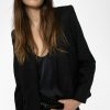 Zadig & Voltaire Valse Blazer, Black.