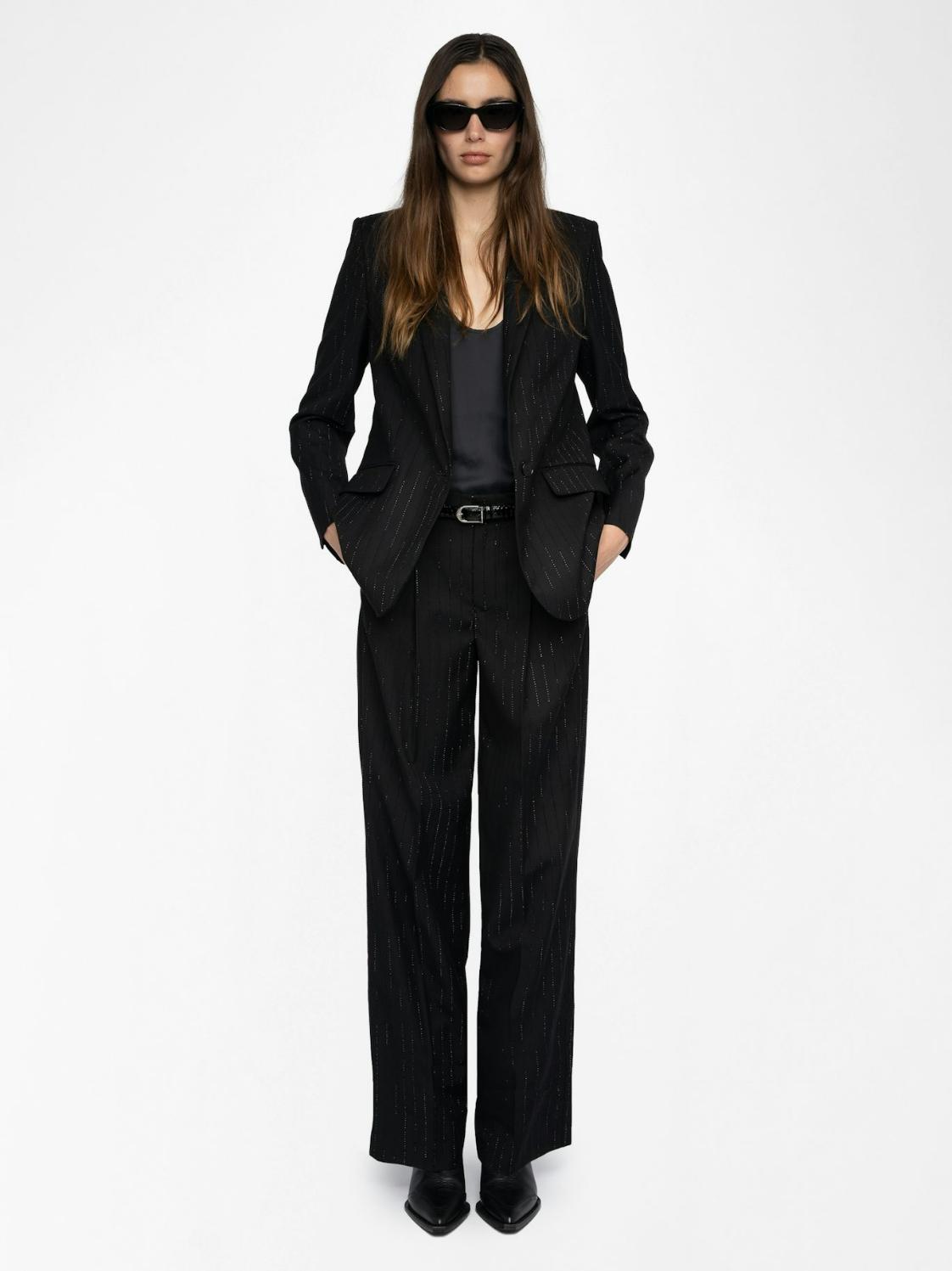 Zadig & Voltaire Valse Blazer, Black.