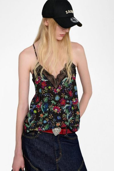 Zadig & Voltaire Christy Camisole, Encre.