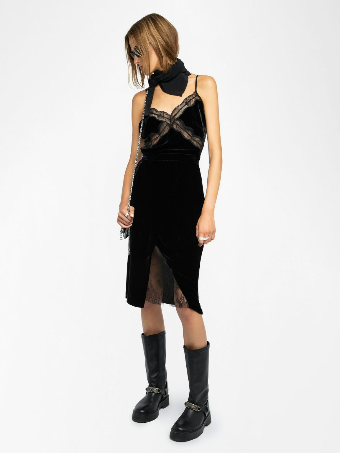 Zadig & Voltaire Julen Velvet Skirt