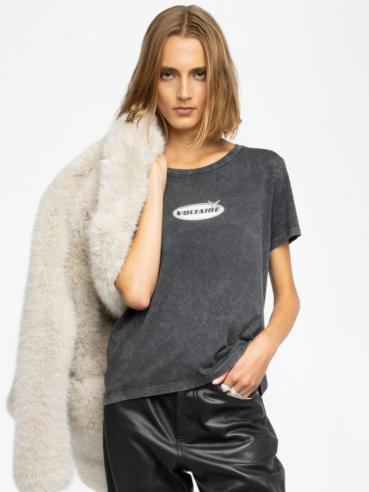 Zadig & Voltaire Alys T-Shirt, Black.