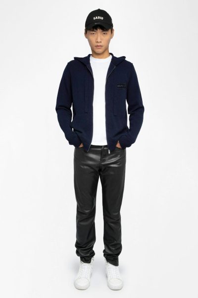 Zadig & Voltaire Clash Cardigan, Encre.
