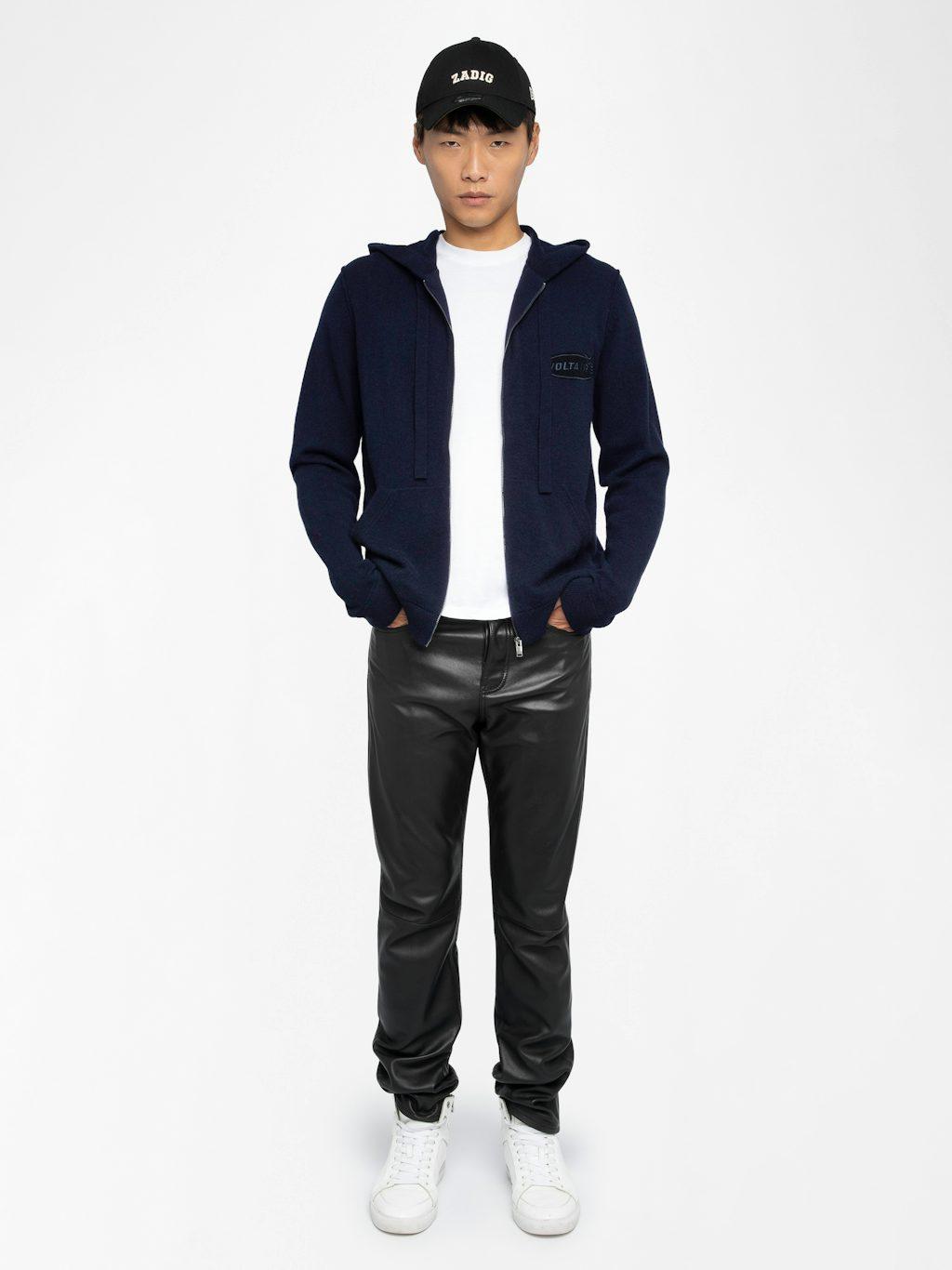 Zadig & Voltaire Clash Cardigan, Encre.