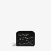 lwsg03735_black_packshot Zadig & Voltaire Mini ZV Graffiti Wallet, Black.