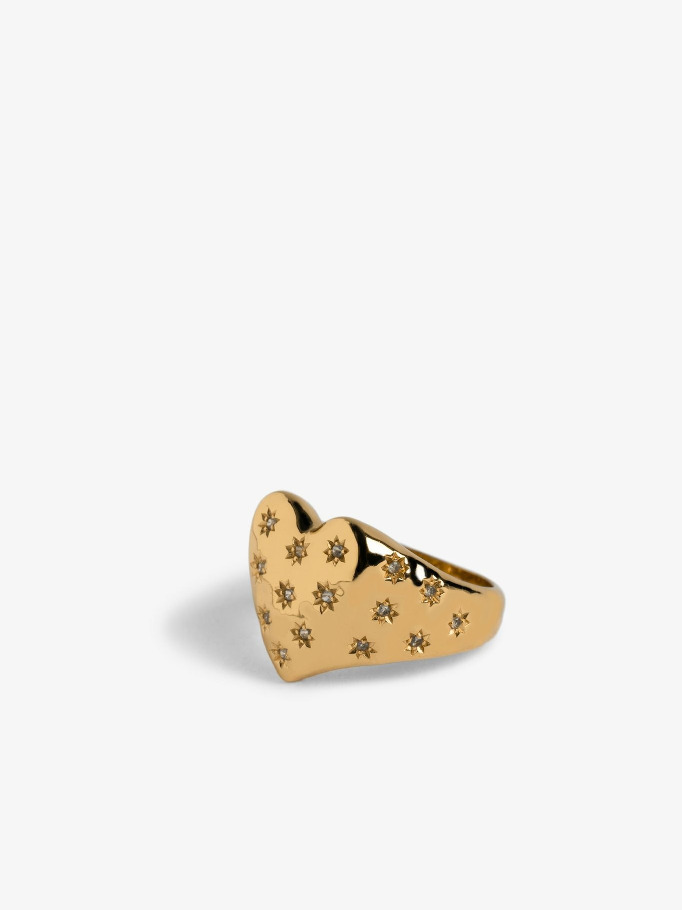 Zadig & Voltaire Heartbreaker Over Strass Ring