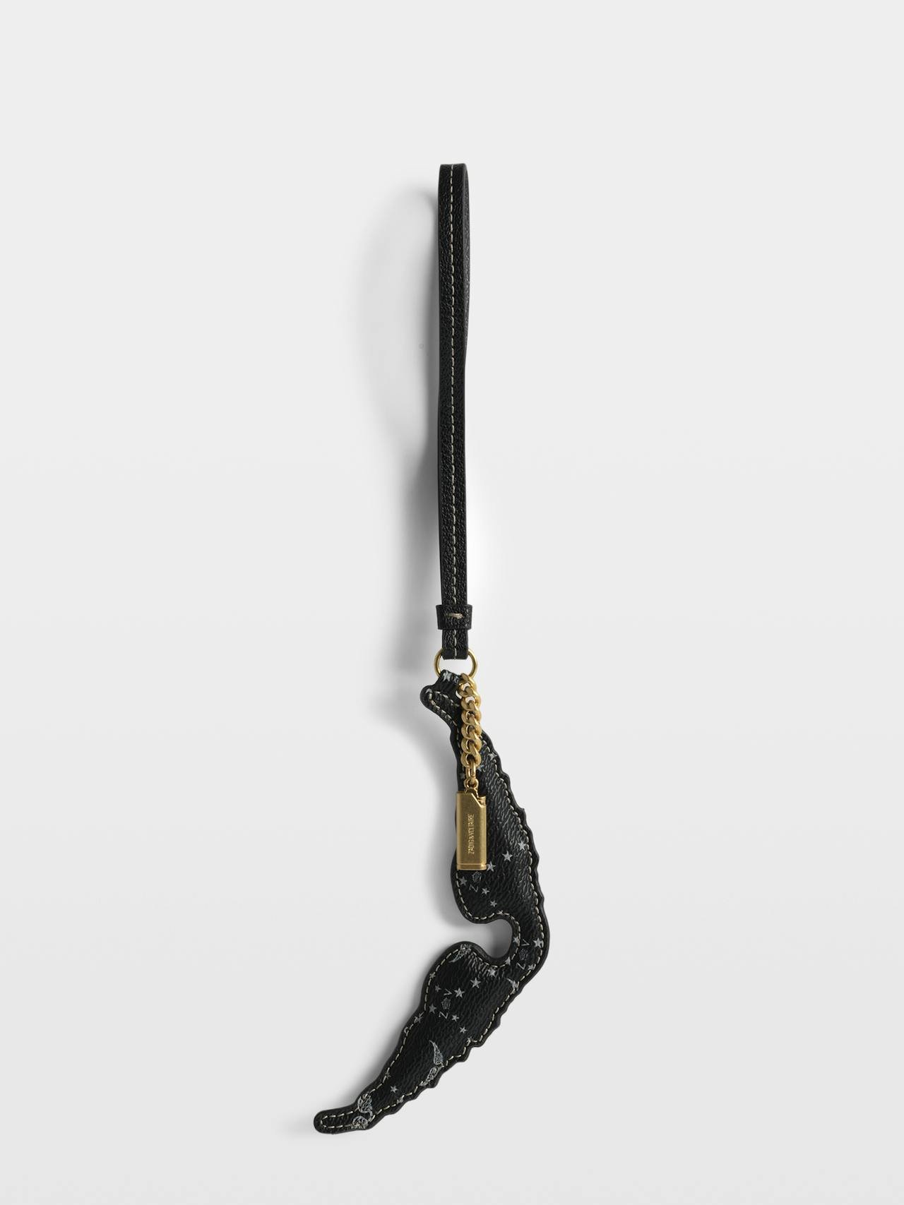LWOG02297_BLACK_PACKSHOT_699efe274da31 Zadig & Voltaire Z Wings Monogram Keyring, Black.