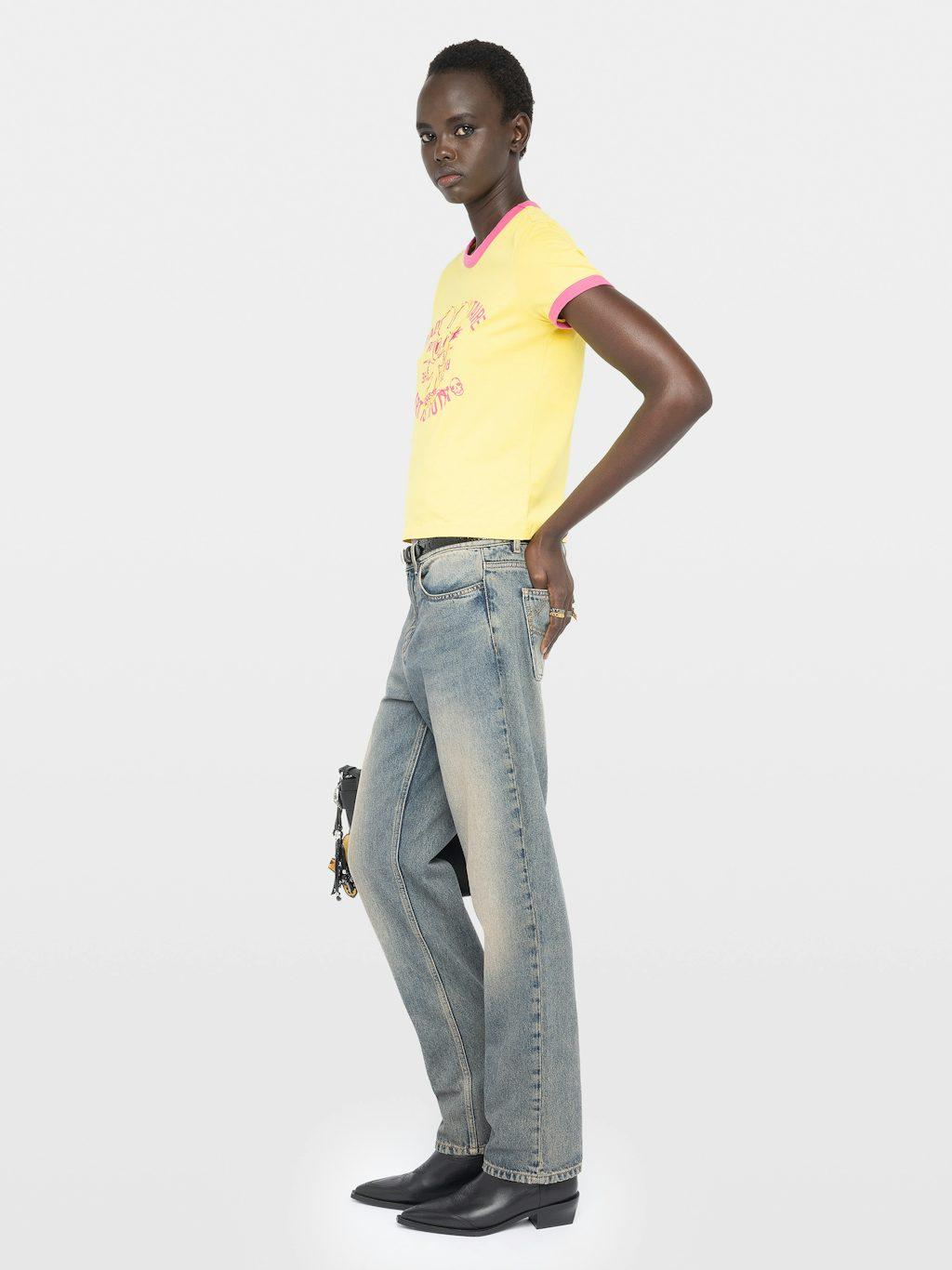 Zadig & Voltaire Woos T-Shirt, Banana.