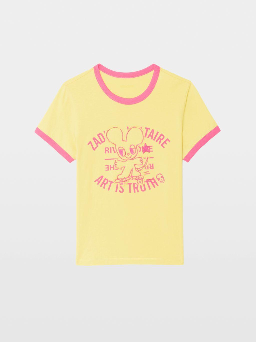 Zadig & Voltaire Woos T-Shirt, Banana.