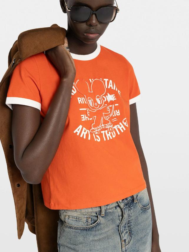 Zadig & Voltaire Woos T-Shirt, Tangerine.