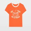 Zadig & Voltaire Woos T-Shirt, Tangerine.