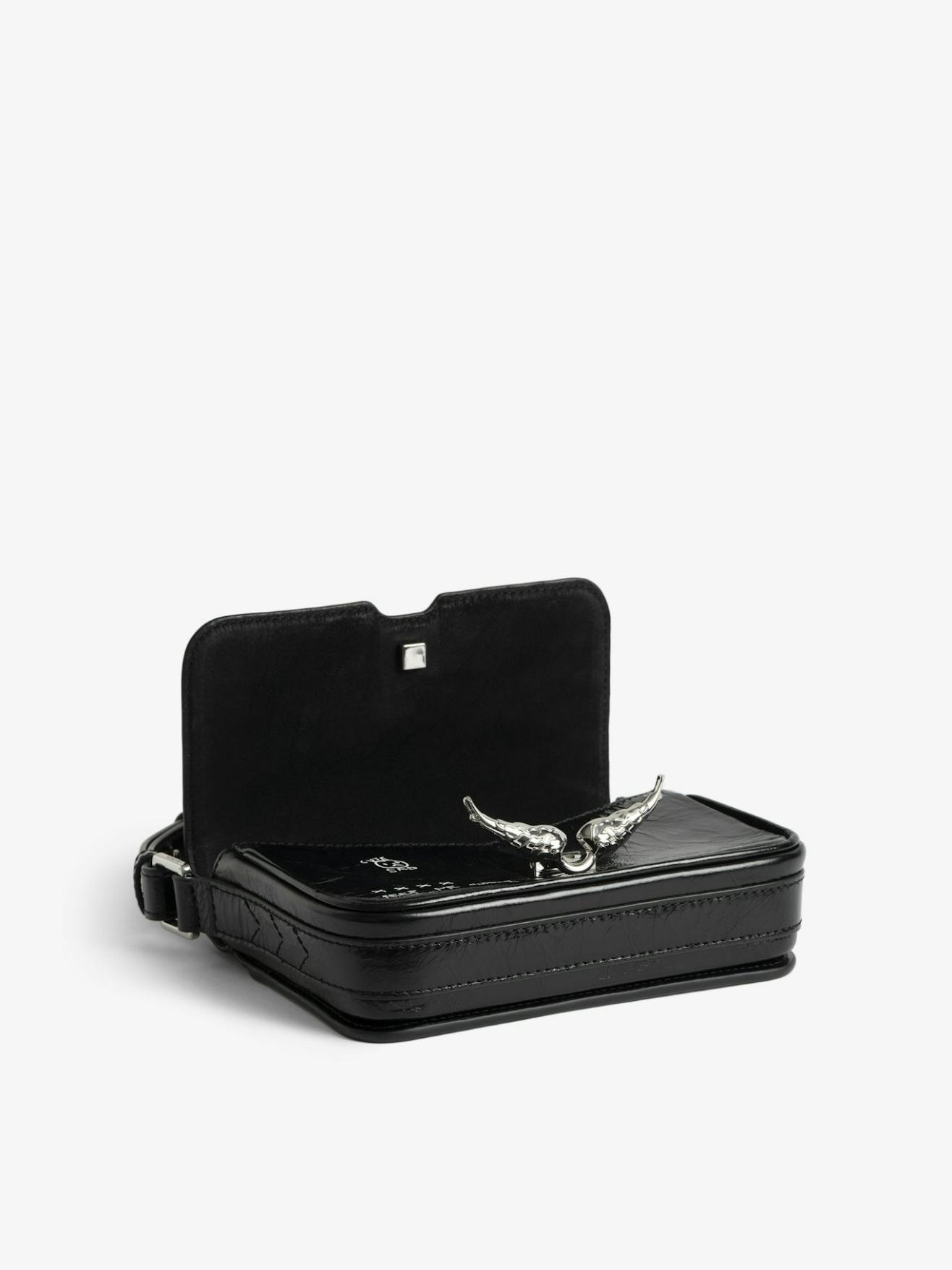 Zadig & Voltaire Le Zazi Vintage Graffiti Bag, Black.