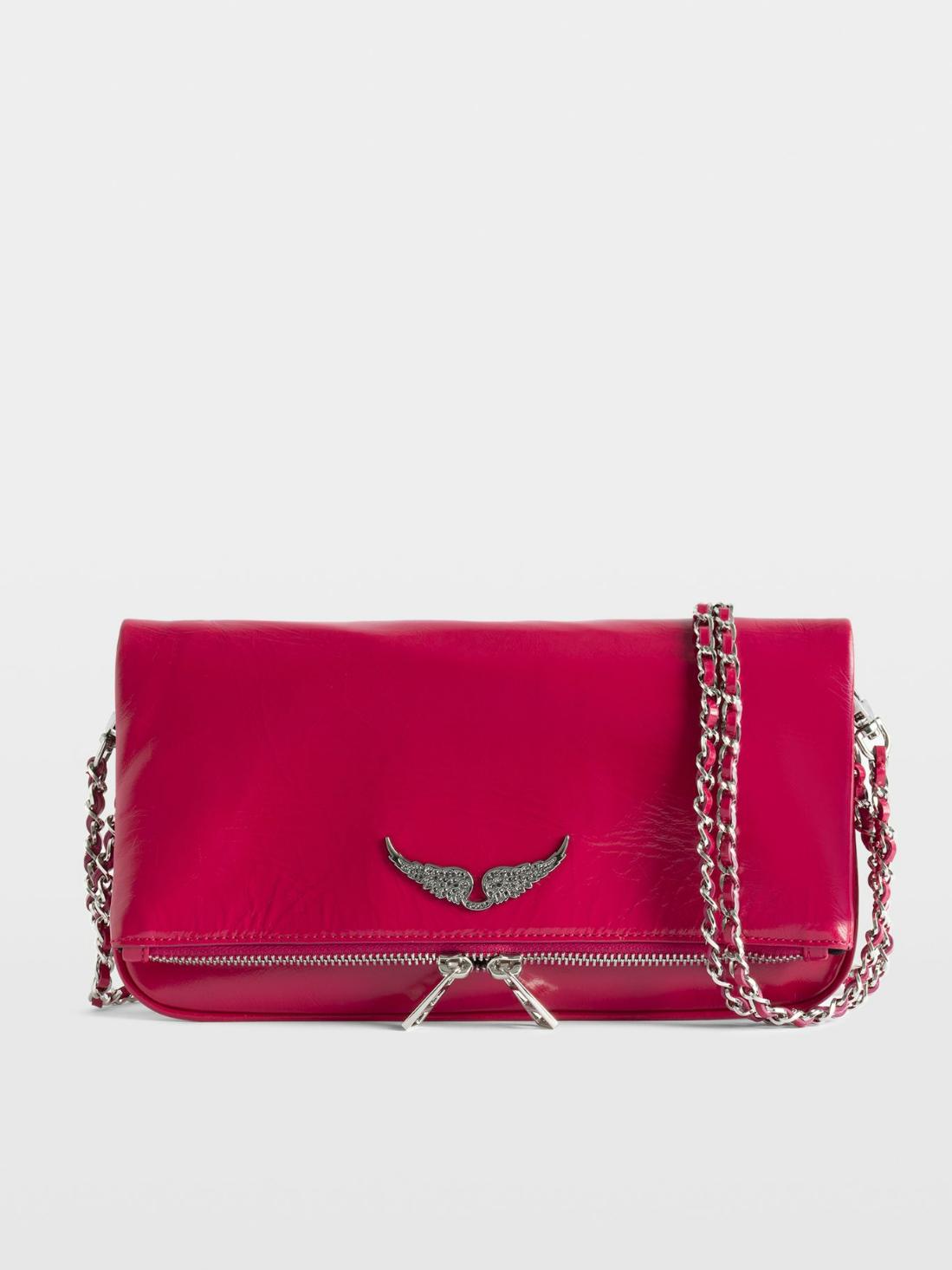 LWBA04212_PODIUM_PACKSHOT_69490fa70d57f Zadig & Voltaire Rock Vintage Patent Clutch,
