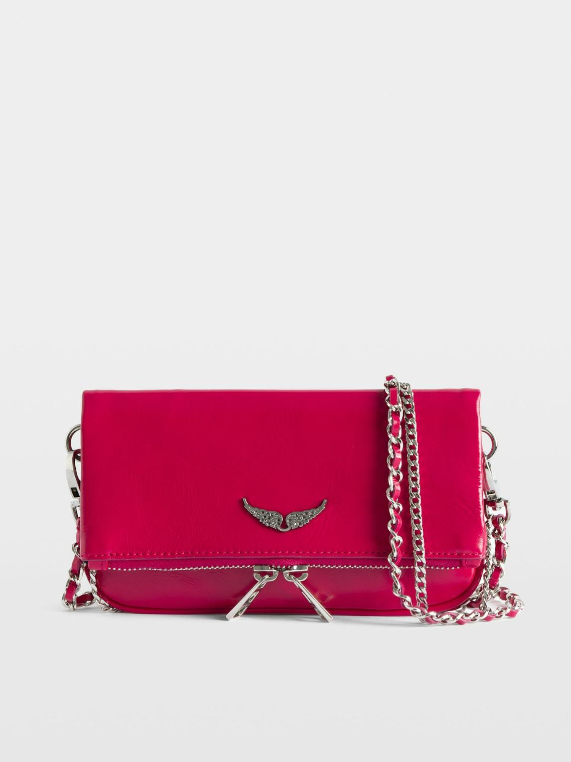 LWBA04251_PODIUM_PACKSHOT_69490fb642fc0 Zadig & Voltaire Rock Nano Vintage Patent Clutch,