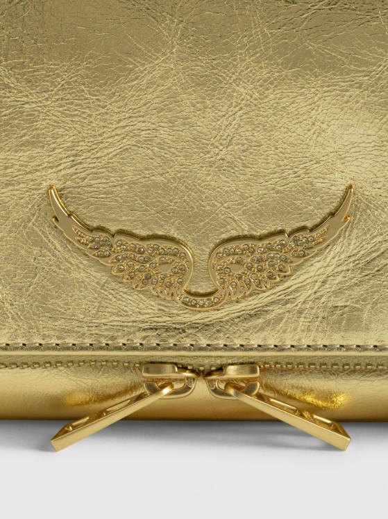 Zadig & Voltaire Rock Vintage Metal Clutch,