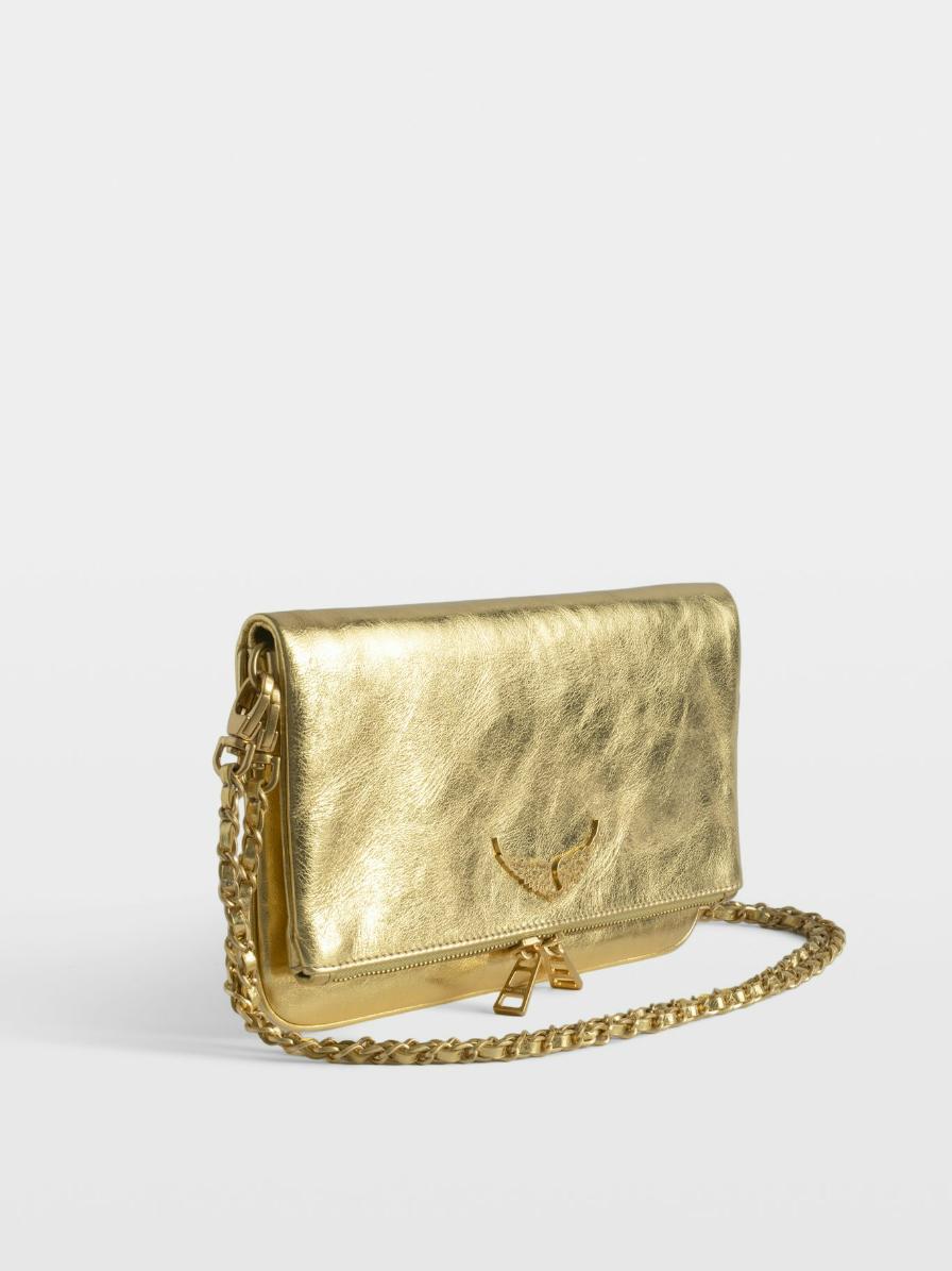 Zadig & Voltaire Rock Vintage Metal Clutch,