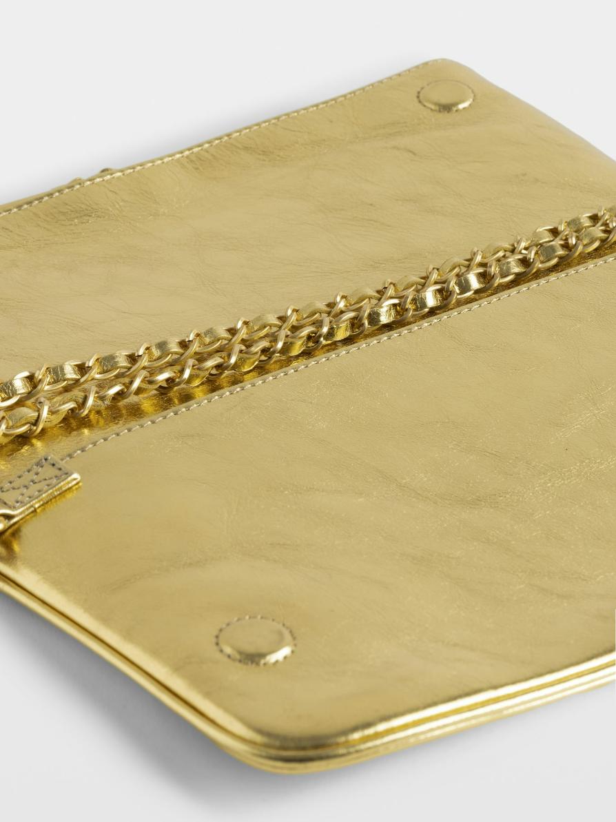 Zadig & Voltaire Rock Vintage Metal Clutch,