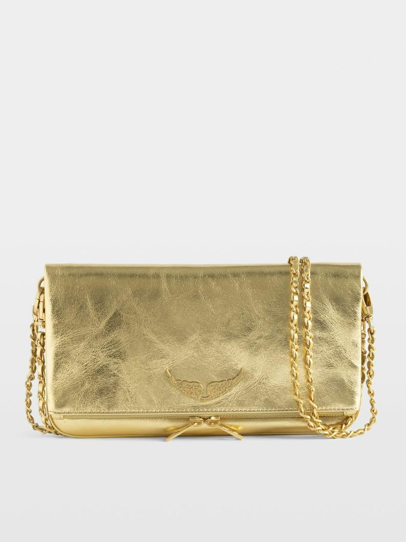 Zadig & Voltaire Rock Vintage Metal Clutch,
