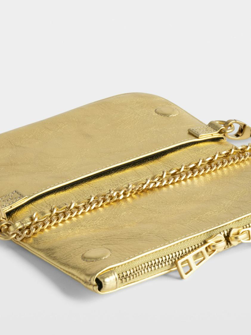 Zadig & Voltaire Rock Nano Vintage Metal Clutch,