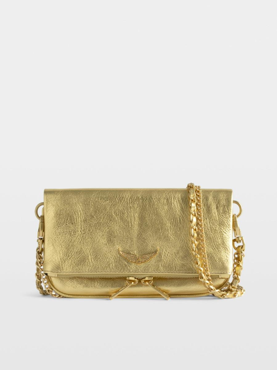 Zadig & Voltaire Rock Nano Vintage Metal Clutch,