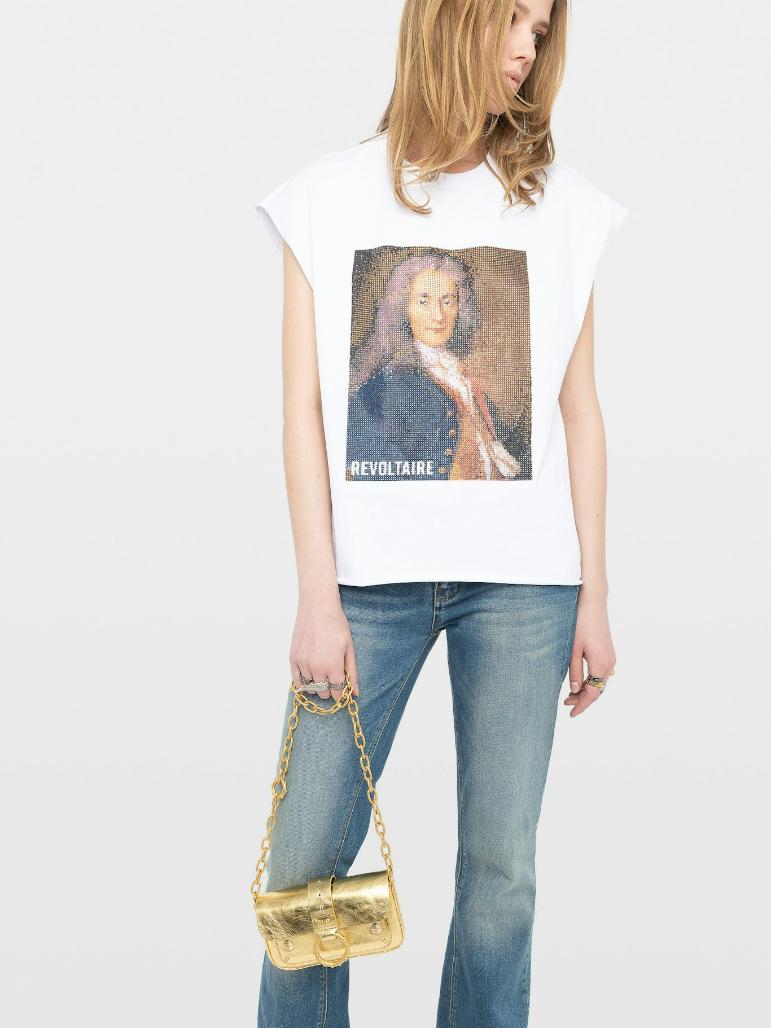 Zadig & Voltaire Kate Wallet Vintage Metal Bag