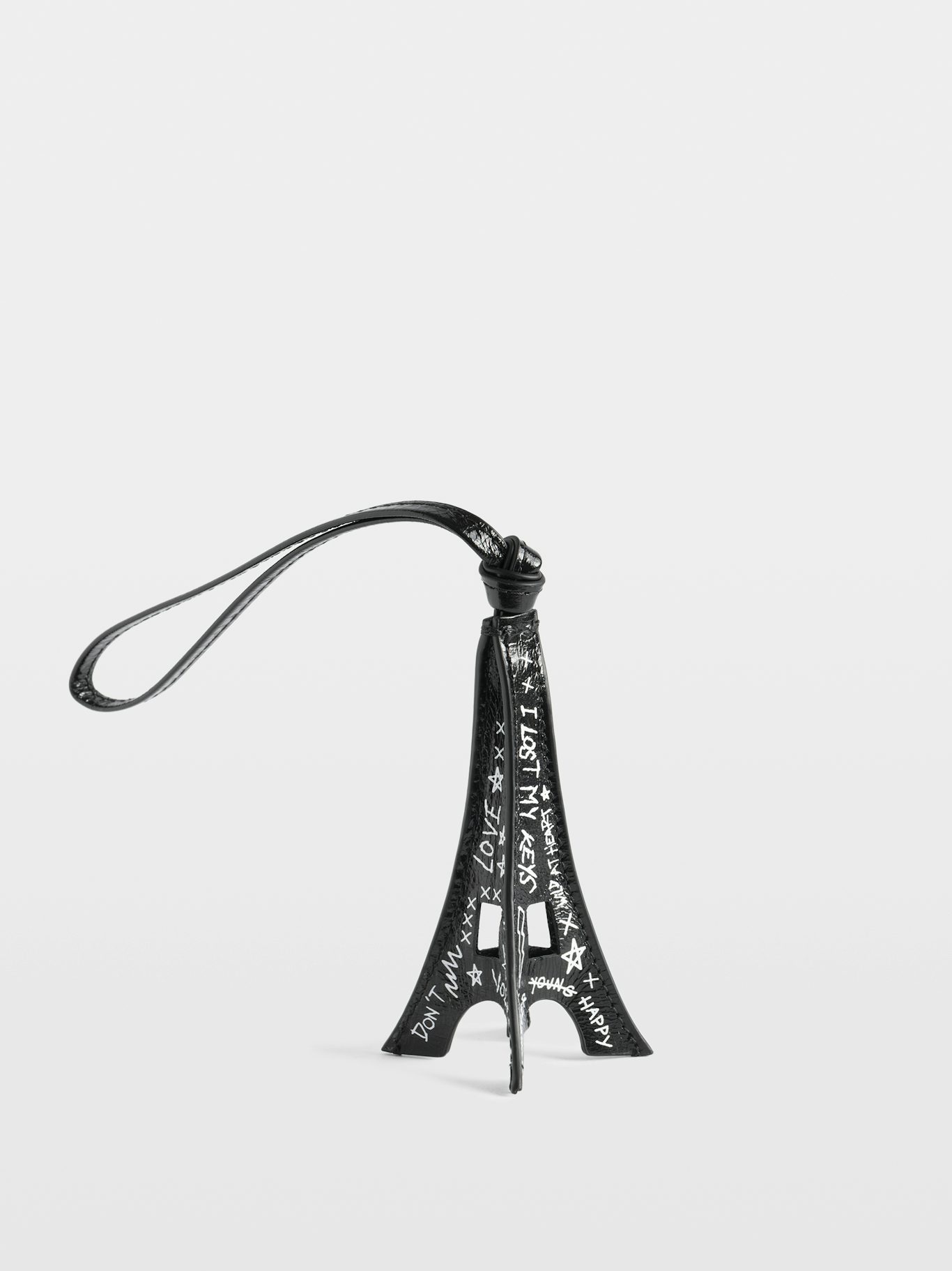LWOG02311_BLACK_ADDI_1_693935584263e Zadig & Voltaire Zadig Tower Keyring,