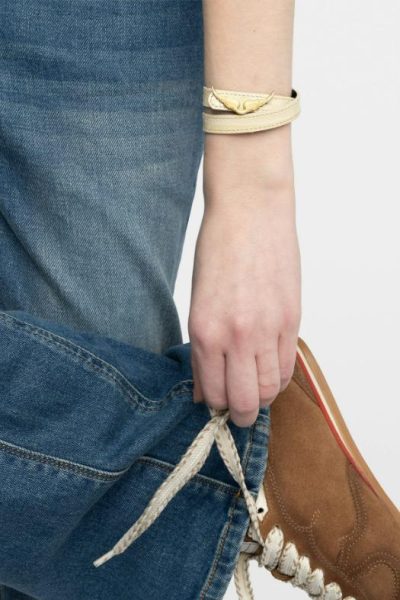 Zadig & Voltaire Rock Leather Bracelet