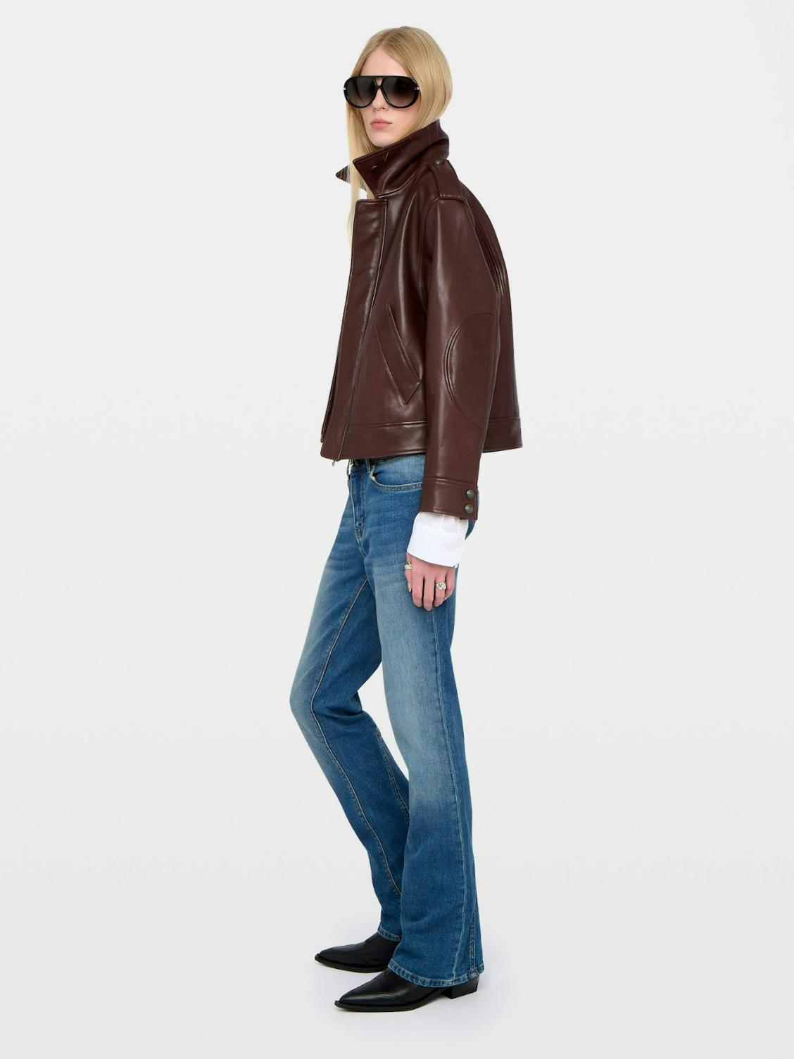 Zadig & Voltaire Kimo Leather Jacket,