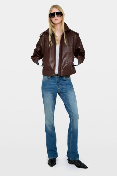 Zadig & Voltaire Kimo Leather Jacket,