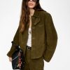 Zadig & Voltaire Lessa Suede Leather Jacket,
