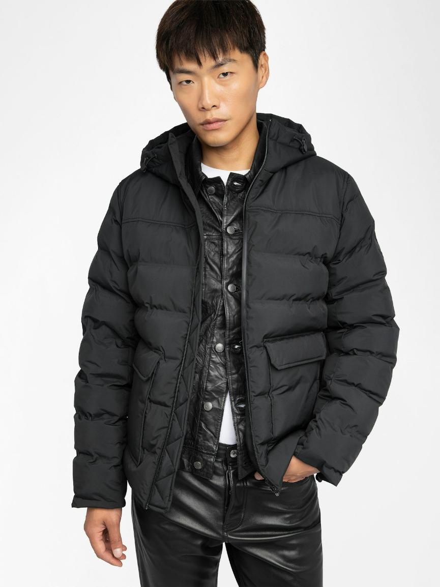 Zadig & Voltaire Bowie Puffer Jacket, Black.