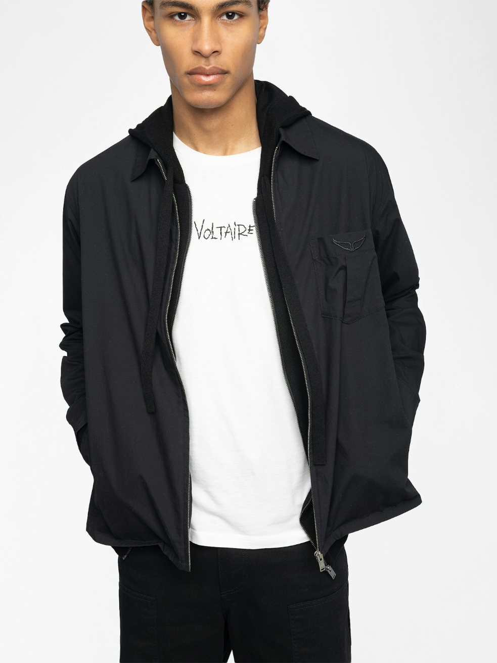 Zadig & Voltaire Suzy Shirt, Black.