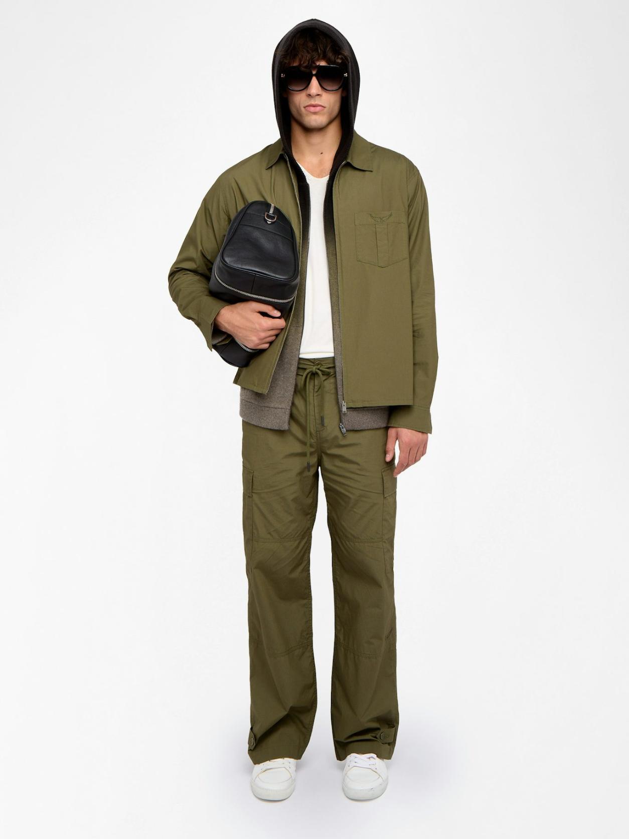 WMSH01354_TREILLIS_SHOOTING_6908d3ae0b489 Zadig & Voltaire Suzy Shirt, Trellis.